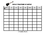 instrument practice chart